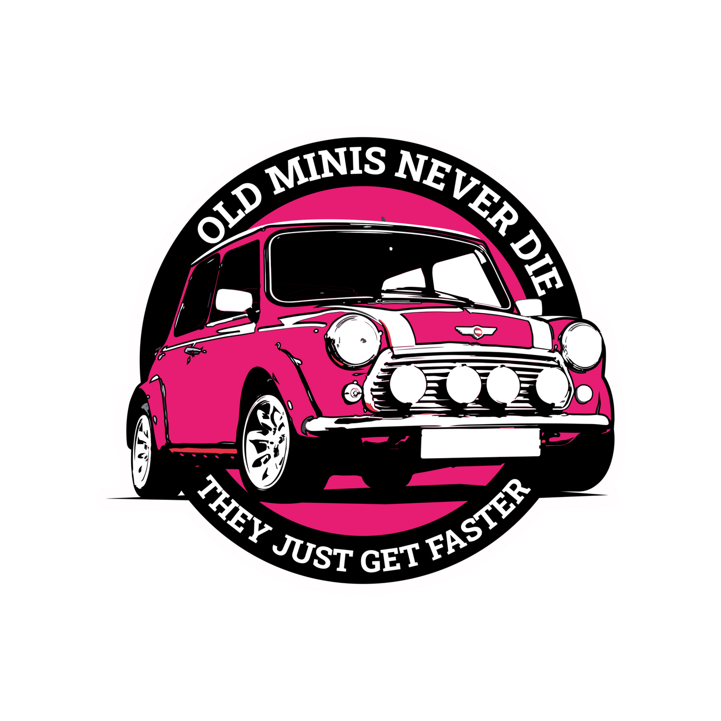 OLD MINI STICKER