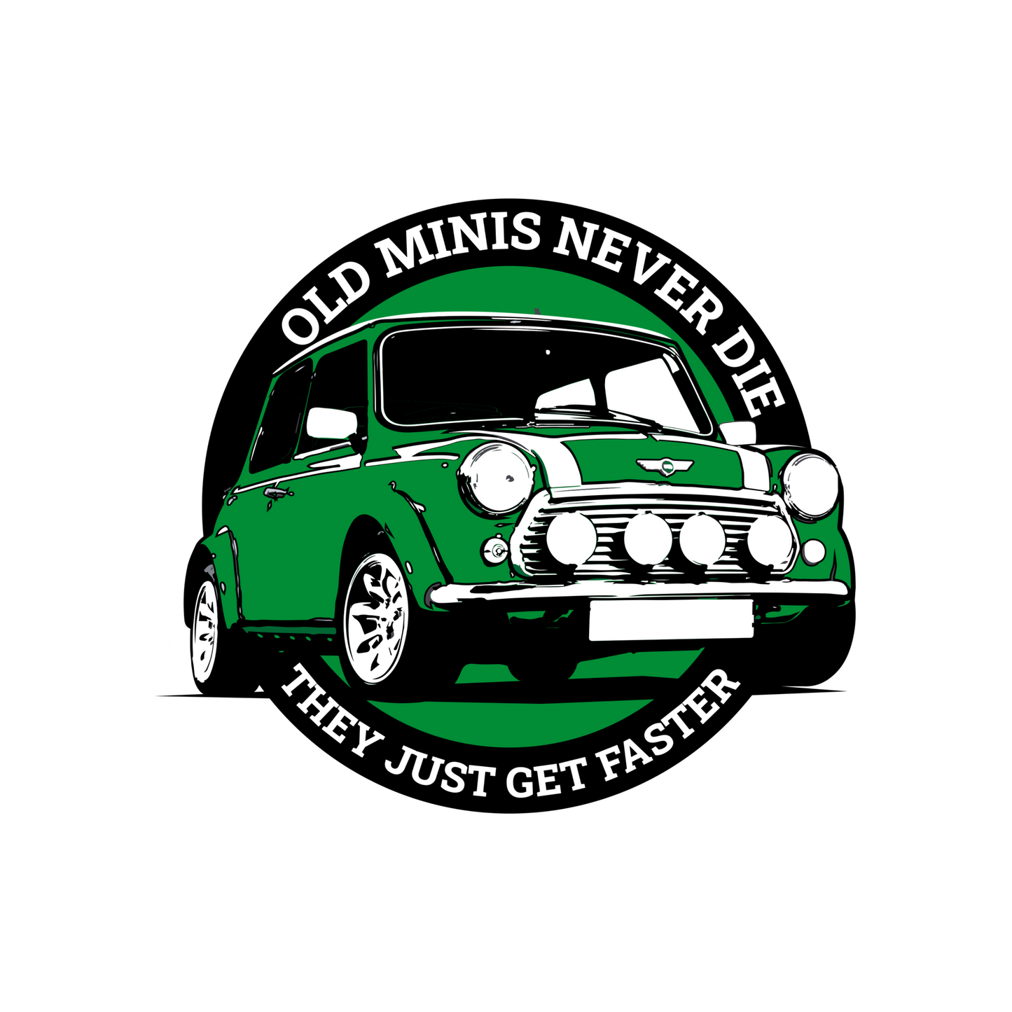 OLD MINI STICKER