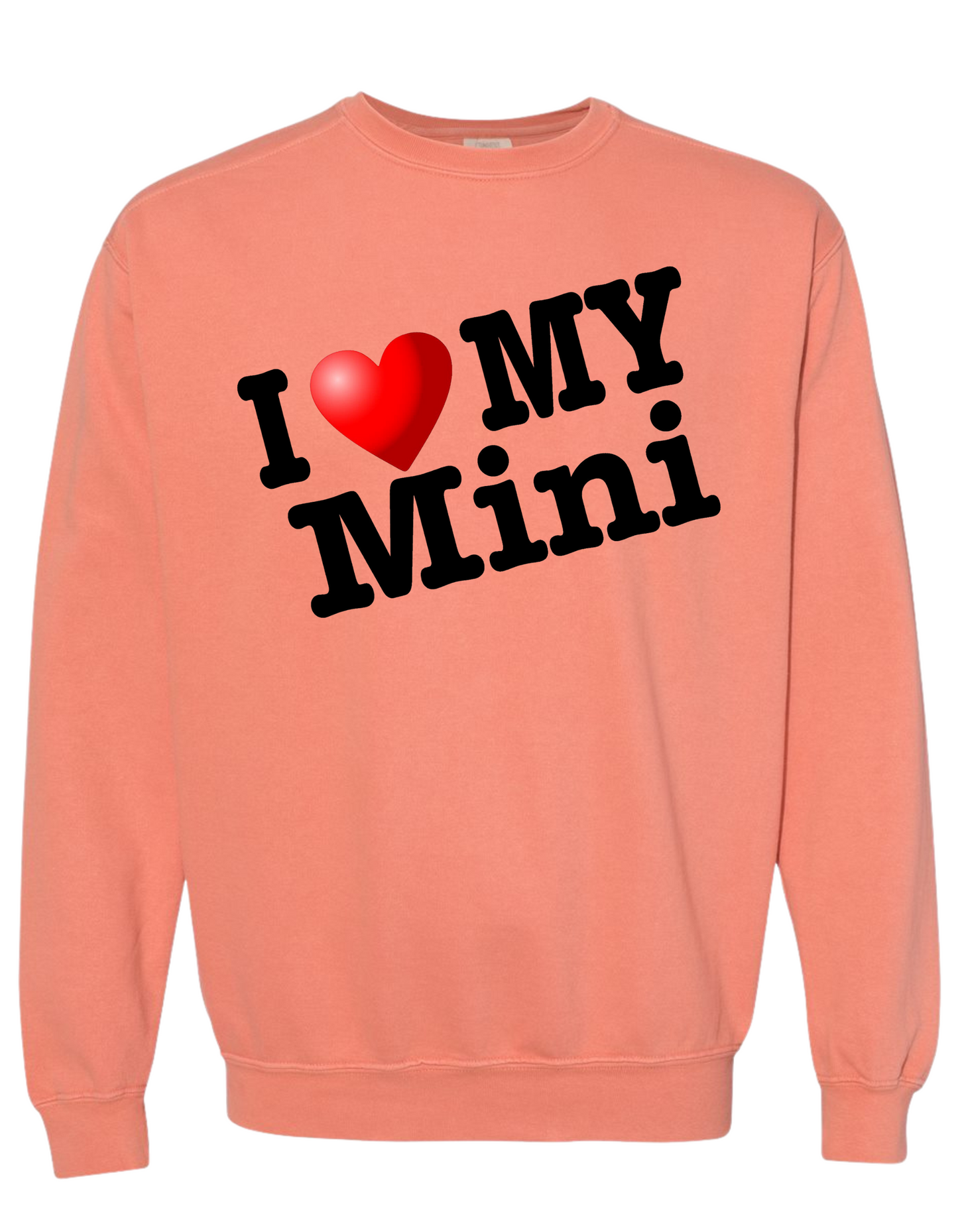 COMFORT COLOR I LOVE MY MINI SWEATSHIRT