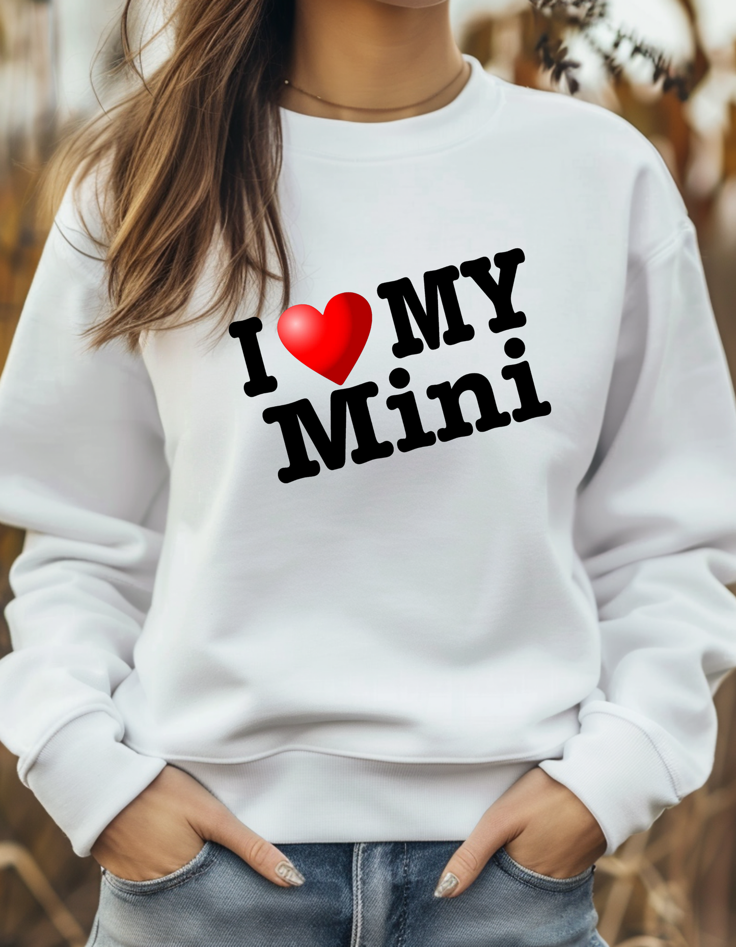 COMFORT COLOR I LOVE MY MINI SWEATSHIRT