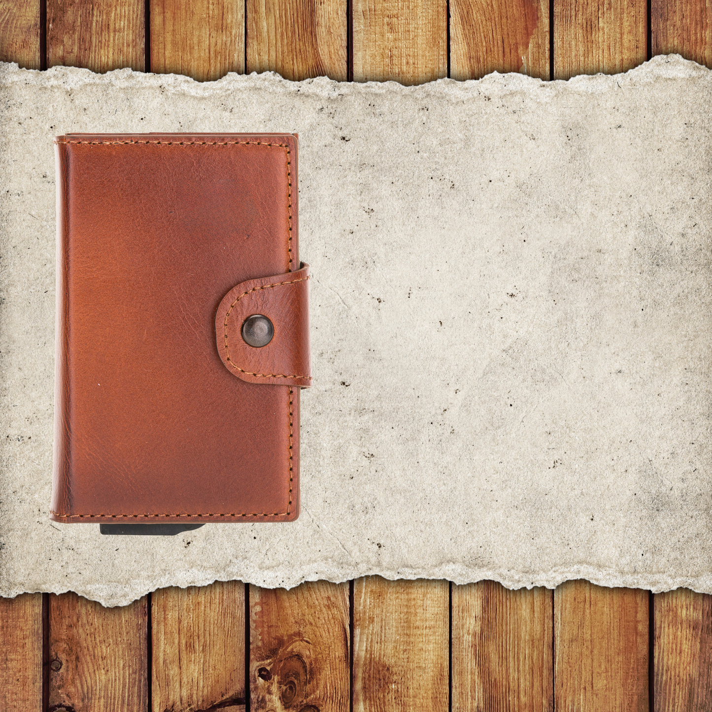 Leather Laser Engraving Card Holder