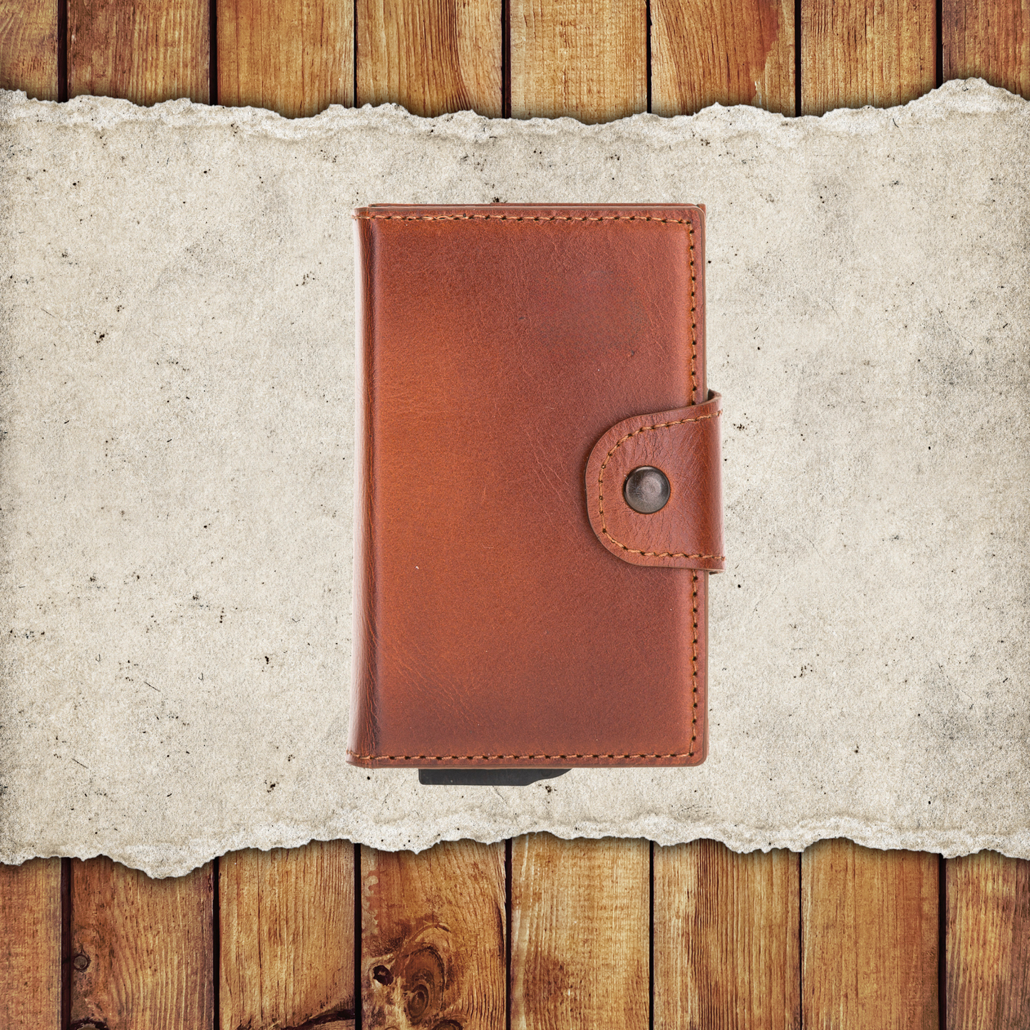 Leather Laser Engraving Card Holder
