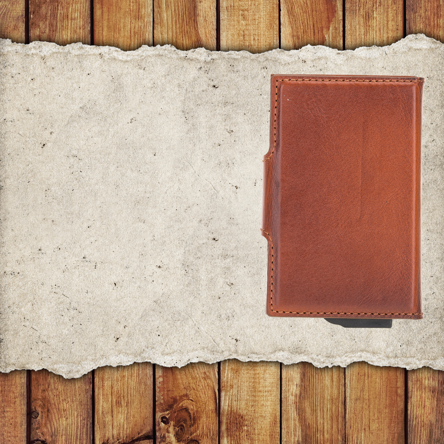 Leather Laser Engraving Card Holder