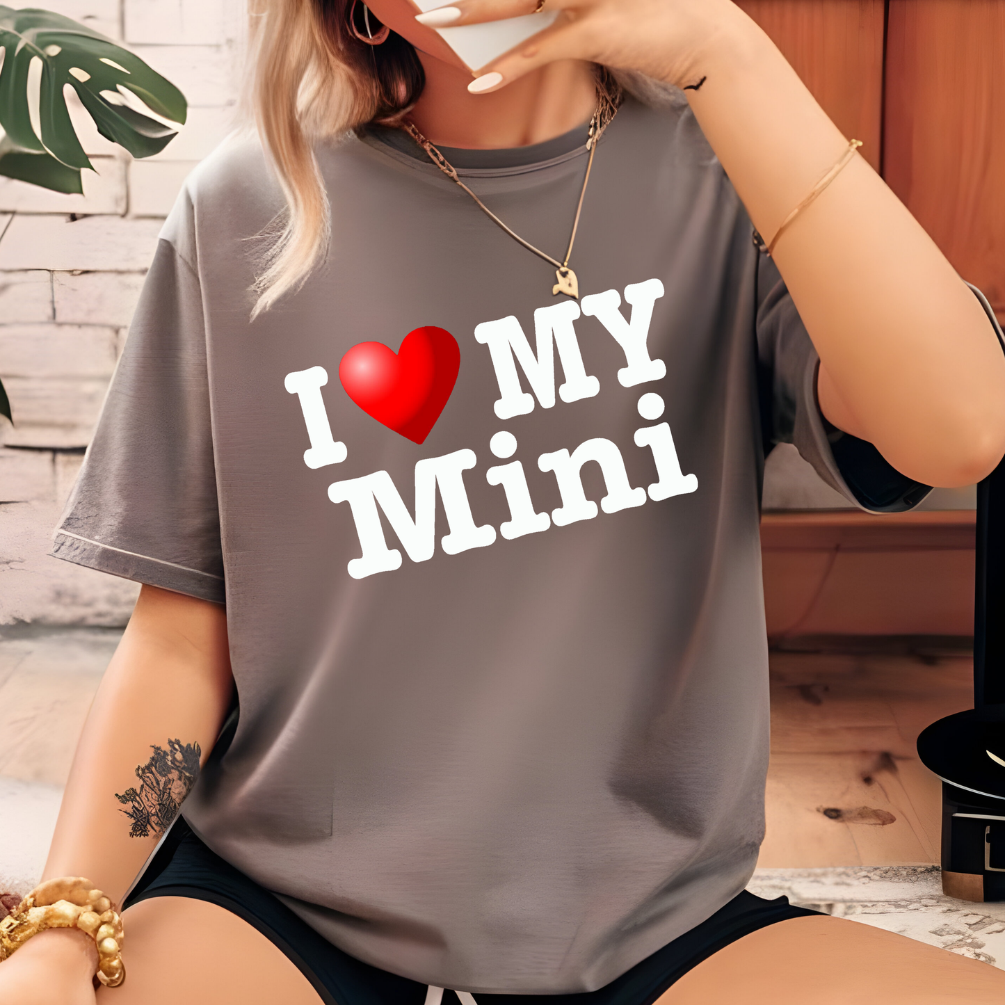 COMFORT COLOR I LOVE MY MINI T-SHIRT