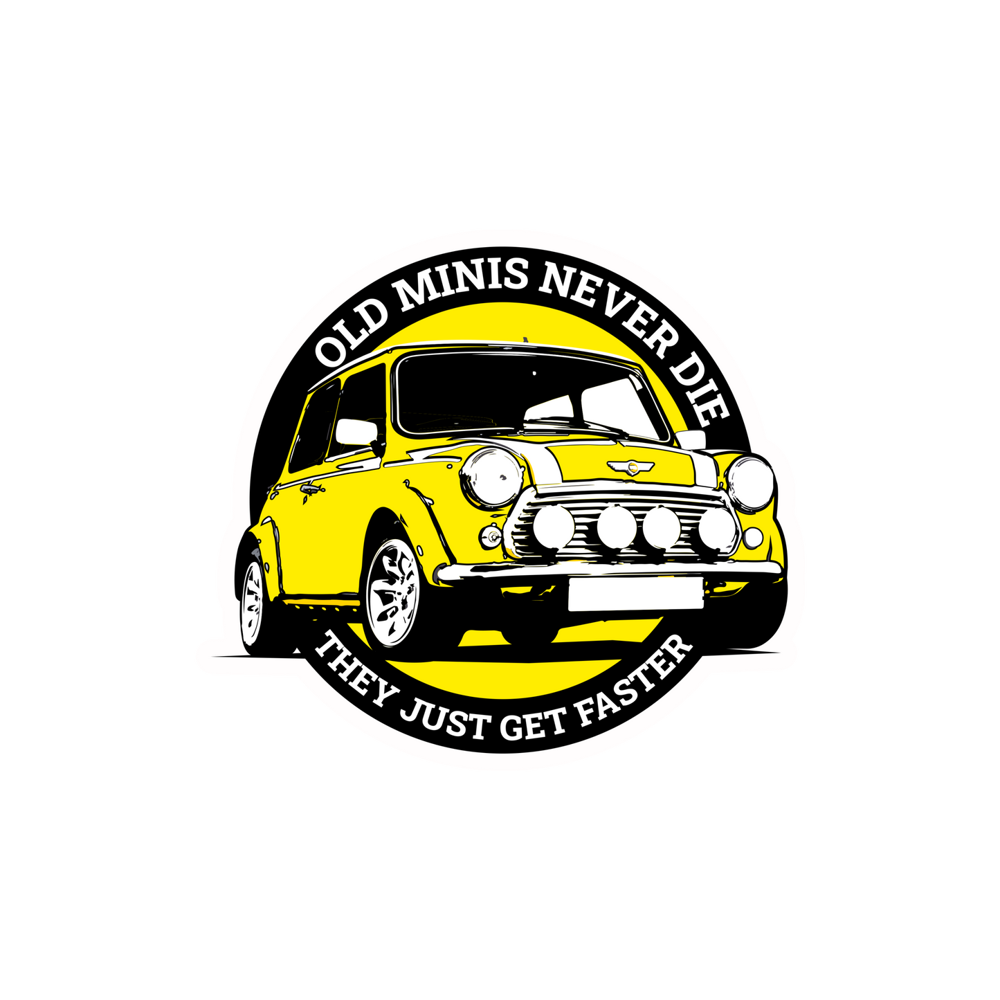 OLD MINI STICKER