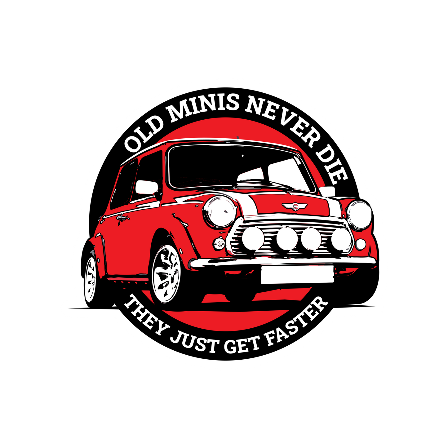 OLD MINI STICKER