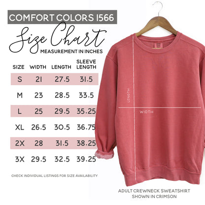 COMFORT COLOR CHARACTER SWEATSHIRT